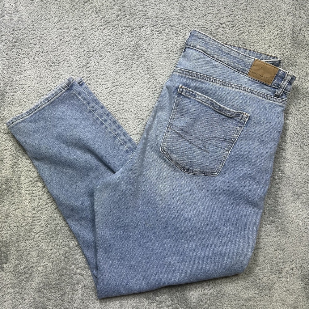 American Eagle Outfitters High Rise Light Blue Jeans